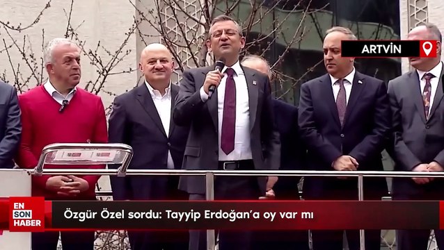 Özgür Özel sordu: Tayyip Erdoğan’a oy var mı