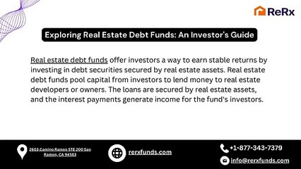 Exploring Real Estate Debt Funds An Investor's Guide