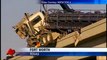 Raw Video: Truck Dangles Off Texas Overpass