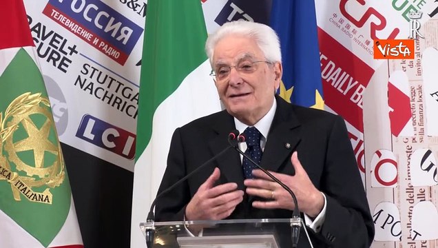 Mattarella: Ruolo stampa libera ? decisivo in mondo sempre pi? interconnesso
