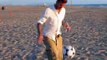 David Beckham on the beach for Pepsi