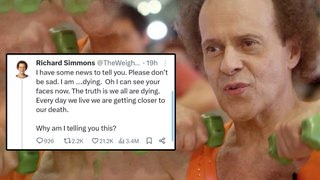 Richard Simmons' Clarification Over 'I Am Dying' Post