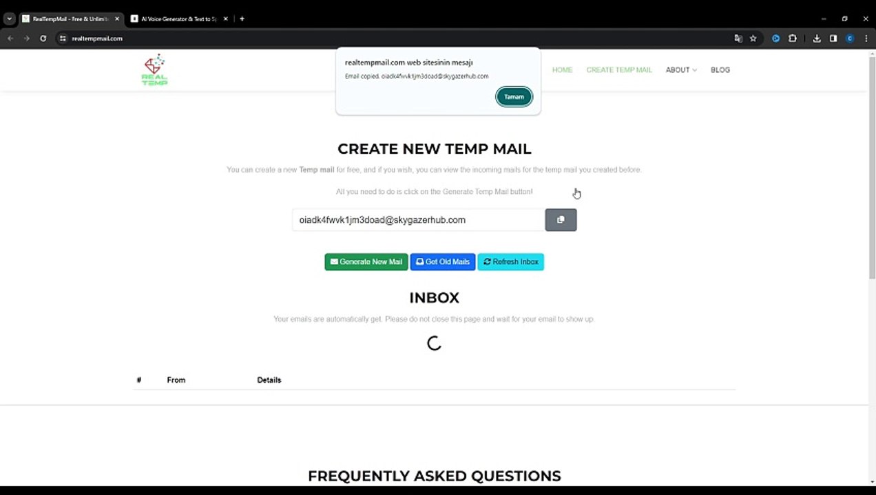 How To Use Temp Mail - A Free Disposable Temporary Email Address