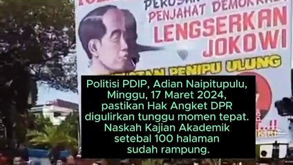 Mayjen TNI Purn Soenarko Tuduh Pemerintahan Sekarang Mirip Negara Komunis Halalkan Segala Cara di Pemilu Presiden, Rabu, 14 Februari 2024 dan Ini Sikap Tegas PDIP, Minggu, 17 Maret 2024, Gugat di Mahkamah Konstitusi dan Gulirkan Hak Angket DPR