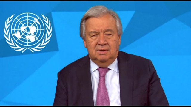 Clima, Guterres: il Pianeta sull'orlo del baratro, caldo record