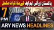 ARY News 7 PM Headlines 19th March 2024 | IMF aur Pakistan ke beech muzakrat mukamal