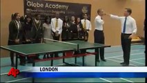 Obama Jugando Tenis en Londres