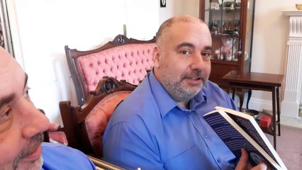 Bill Etheridge with his new book.