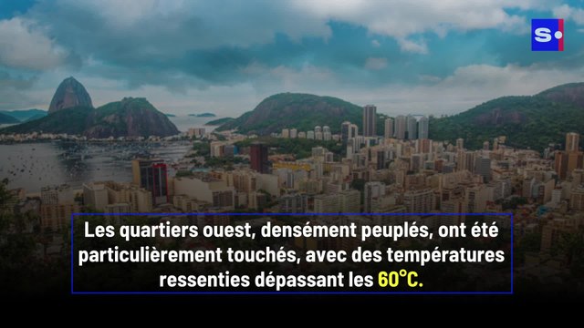 Température ressentie de 62,3°C à Rio, une situation extrême