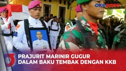 Video herunterladen: Prajurit Marinir Gugur dalam Baku Tembak dengan KKB di Puncak Jaya Papua