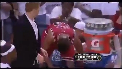 Miami Heat vs. Chicago Bulls  - Joakim Noah Curses at Fan "F*ck you F*ggot!"