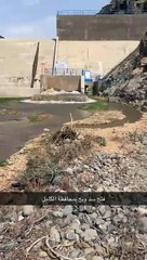 "زراعة مكة" تفتح بوابات سد "وادي وبح" بمحافظة الكامل