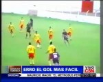 El peor error en un partido de Futbol