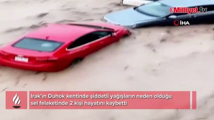 Irak’ta sel felaketi: 2 ölü