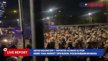 Laporan Langsung, Demo Hak Angket Depan DPR Rusuh