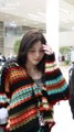 Han So Hee arrives at Incheon airport .