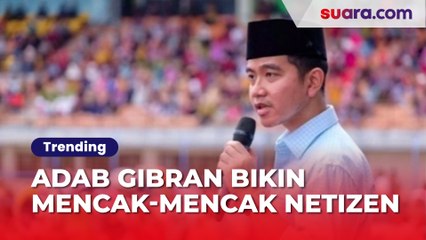 Adab Gibran Saat Diwawancara Bikin Mencak-mencak Warganet: Seuprit Kiprit