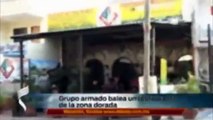 Comando armado balea restaurante en Mazatlán e intentan prenderle fuego