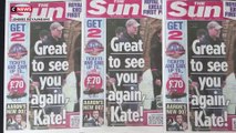Les Britanniques réagissent au retour de Kate Middleton