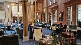 Afternoon tea at Peacock Alley in Edinburgh's Waldorf Astoria Caledonian hotel