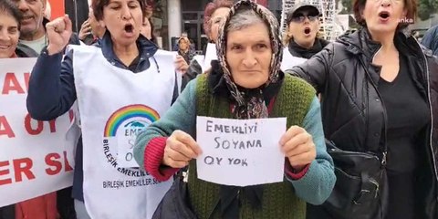 Emekliler sözünü sokakta söyledi: Emekliyi soyana oy moy yok