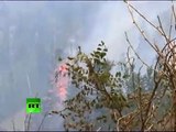 Vídeo de incendios forestales que azotan cerca de armas nuclear de laboratorio en Los Álamos
