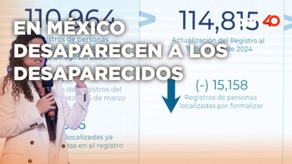 ¿Encontraron a algunos desparecidos o solo estaban mal las cifras? | A Ras de Tierra