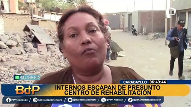 Vecinos señalan que es la tercera vez que se escapan internos de presunto centro de rehabilitación en Carabayllo