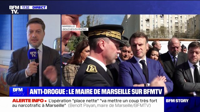 Pour Benoît Payan (maire Printemps marseillais de Marseille), l'opération place nette XXL va mettre un coup très fort au narcotrafic