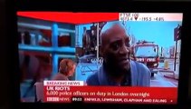 West Indian man disrespected and accused by BBC news during riots