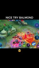 NICE TRI BALMOND #mobilelegends