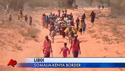 下载视频: No End Seen of Refugees Fleeing Somalia Drought