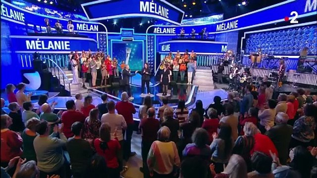 Mélanie, la nouvelle Maestro de N'oubliez pas les paroles , sur France 2