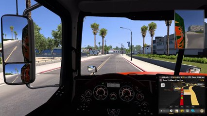 American Truck Simulator 2024-Entrega de Vidrio de Fresno a Bakersfield
