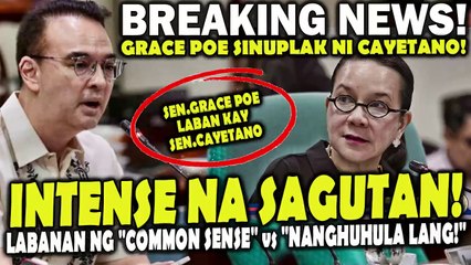 Such an INTENSE answer! Poe Vs Cayetano. "Common Sense only! eh you "You're just guessing! "