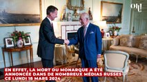 Non, le roi Charles III n’est pas mort : l'ambassade britannique dément la fausse rumeur
