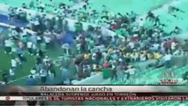 Aficionados suben a internet imágenes de la balacera afuera del Estadio Corona en Torreón