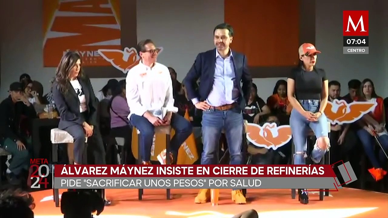 Jorge Álvarez Máynez insiste en el cierre de refinerías, pide sacrificar unos pesos por salud a AMLO