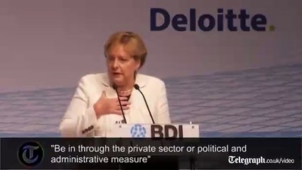 Download Video: German Chancellor Angela Merkel pledges Germany will help Greece