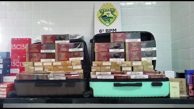 Mulher é detida com eletrônicos e cigarros contrabandeados em Cascavel