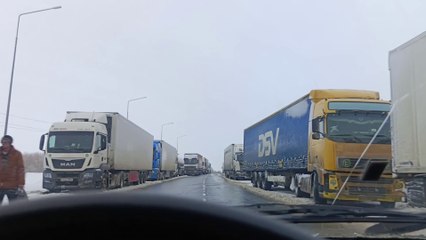 Зимен път / Февруари 2024 / Оренбургска област / Русия