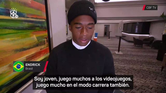 Endrick: Pude conocer Wembley y el Bernabéu por los videojuegos
