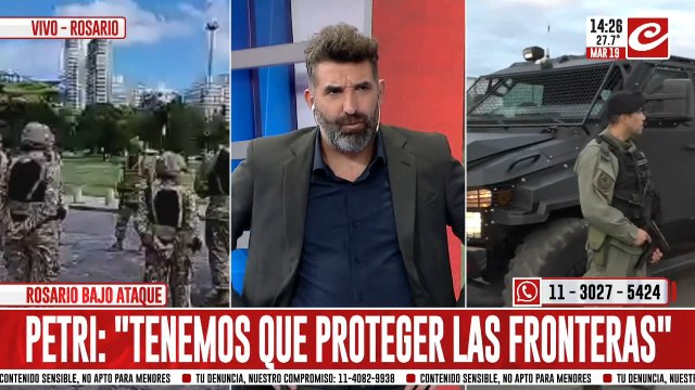 Rosario bajo ataque narco: habló un ex jefe del ejército