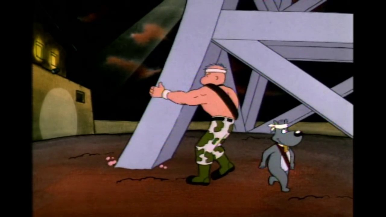 Muscle Cartoon Clip - Doug 3