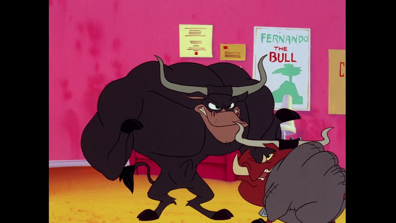 Muscle Cartoon Clip - Timon And Pumbaa