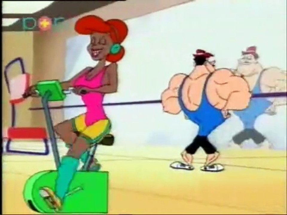 Muscle Cartoon Clip - The Wacky World of Tex Avery