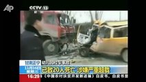 Estudiantes muertos en accidente de autobús en China