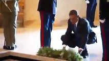 Obama  respeto a los soldados caídos