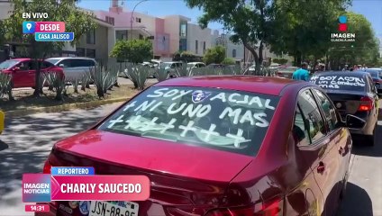 Manifestación de choferes de plataforma | #ImagenNoticiasGDL con #FabiolaAnayaoo