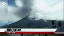 Volcan en ecuador causa evacuaciones